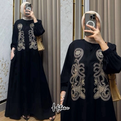 Khisna collection - Karina drees gamis series raya terbaru jumbo