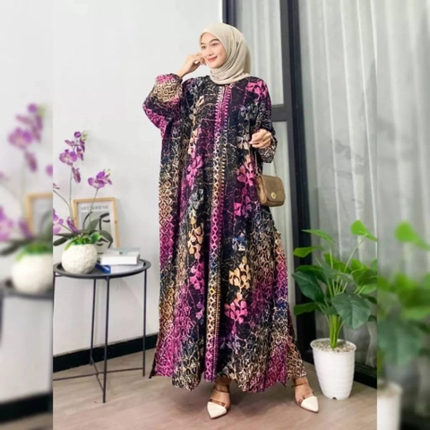 Batik Ayodha - KAFTAN LAORA ALLSIZE JUMBO