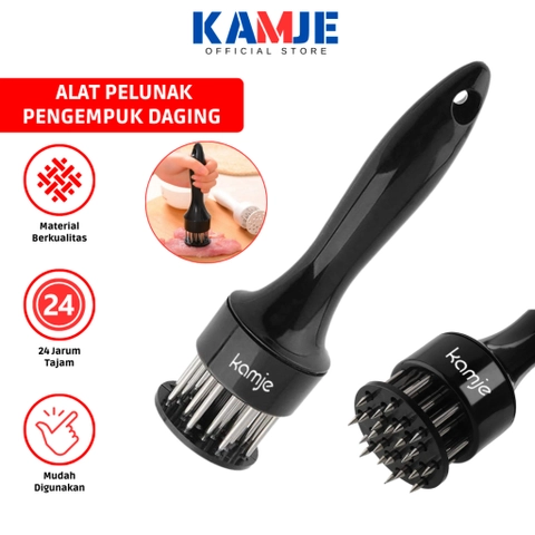 KAMJE Alat Pelunak Pelembut Daging Alat Dapur Pengempuk Meat Tenderizer Pencacah Manual KMJ151