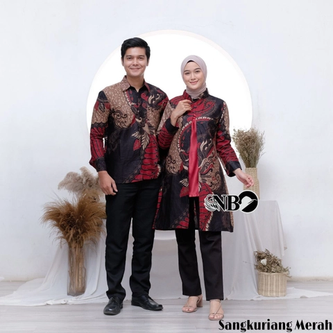 Batik Alfin - Baju batik atasan couple kemejan dan tunik bagus banget 001