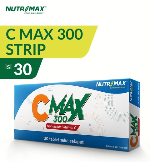 Nutrimax - Nutrimax C Max 300 Vitamin C 300 mg Strip