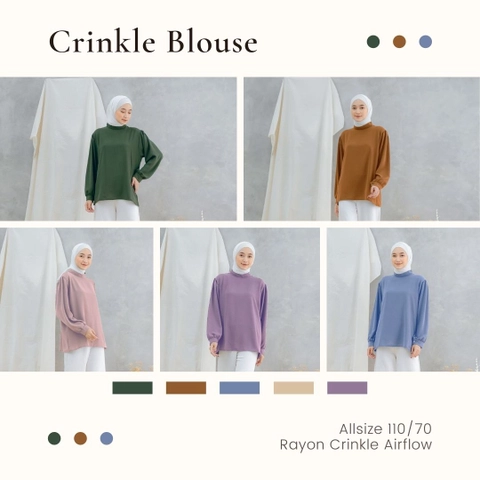Modesee - Crinkle Blouse