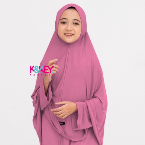 Kakakeyza official - Hijab panjang Syari instan Anak Usia 1 sd 10 tahun