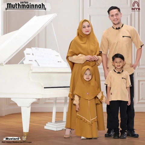 Arra - Baju Sarimbit Muthmainnah 03 Mustard