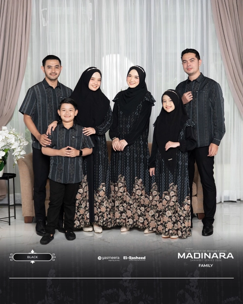 Yasmeera Official - SARIMBIT 2026 MADINARA SERIES WARNA BLACK