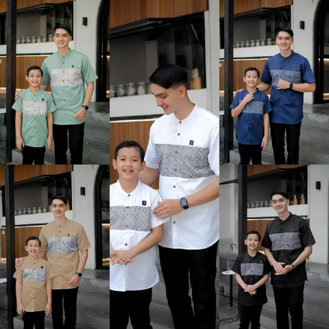 Kois Batik - Baju koko coupelen ayah dan anak terbaru boleh dipisah ya kak motif kausar
