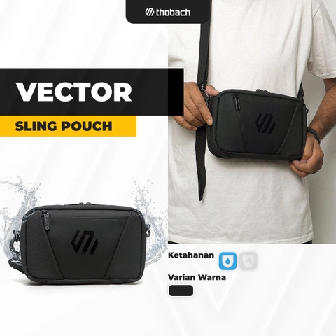 Thobach official - THOBACH - SLING BAG WATERPROOF TAS SELEMPANG VECTOR HAND BAG PRIA MULTIFUNGSI