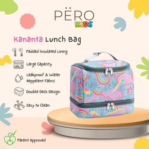 Pero Indonesia - Pero Kids Double Decker Lunch Bag Tas Bekal Makanan