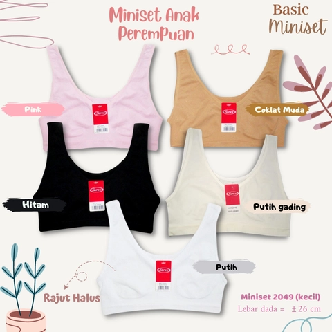 Sorex 2049 Pakaian Dalam Wanita Bra / Miniset Rajut Polos