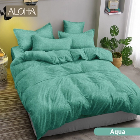 Dylan 19 [TA] - Bedcover Set Aloha Polos 180x200 - Aqua