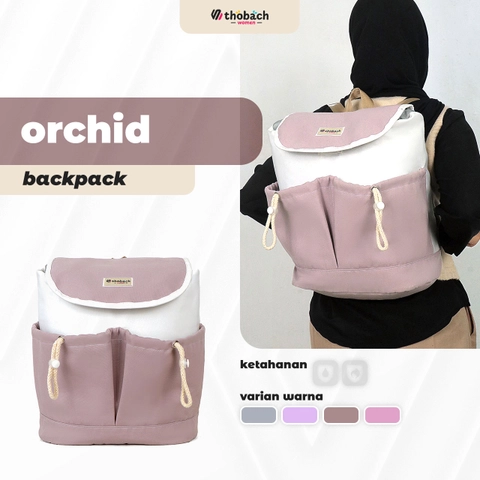 Thobach official - THOBACH WOMAN-BACKPACK WANITA ORCHID TAS PUNGGUNG MULTIFUNGSI