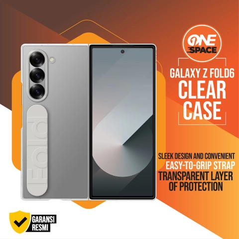 One Space Aksesoris - Casing Clear Case Samsung Galaxy Z Fold 6 Softcase Bening