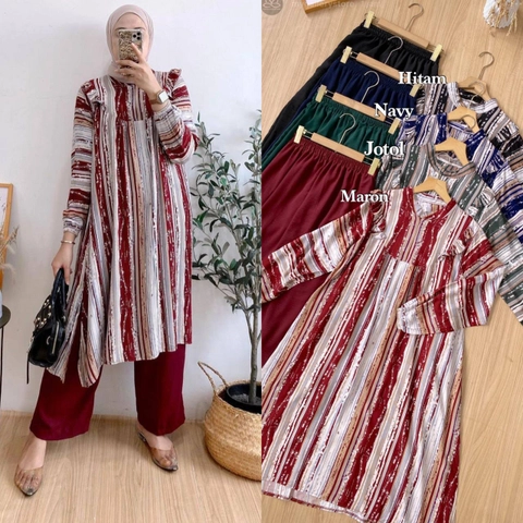 Khisna collection - Oneset tunik Chevy bestseller limitededition stook sedikit bestseller