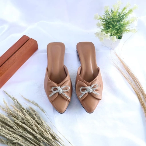 Koekita - Sepatu Hak Mule Wanita Hasyi 3 Cm KFS-003