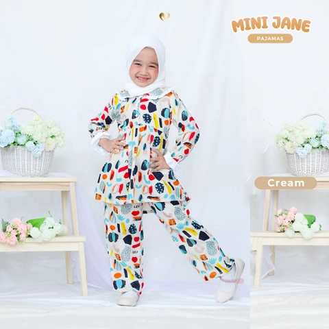 Nomine - Mini Jane Pajamas Kids Woman Cream