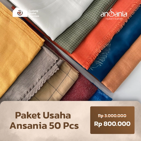 Gudang Usaha Evermos - Paket Usaha Hijab 50 - Ansania
