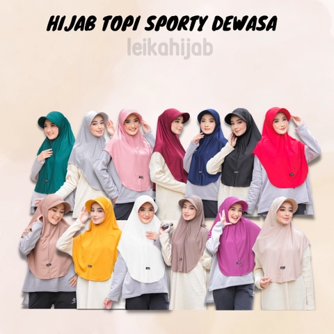 Leika - Leika- HIJAB TOPI SPORTY DEWASA