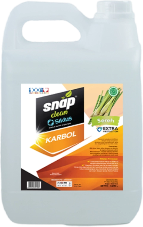 Siklus - Siklus Karbol Sereh 4 L + Jeriken by Snap Clean