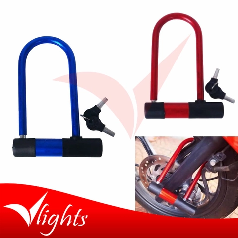 V Lights - Gembok Sepeda Motor Model U Lock Gembok Serbaguna