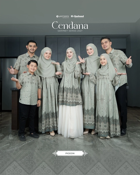 Yasmeera Official - SARIMBIT 2027 CENDANA SERIES WARNA PIGEON