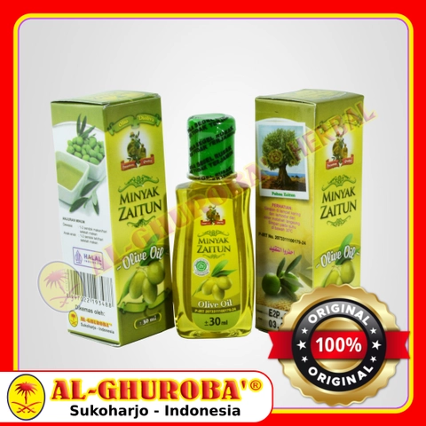 Al-Ghuroba Herbal - Minyak Zaitun Olive 30ml Al Ghuroba Halal BPOM