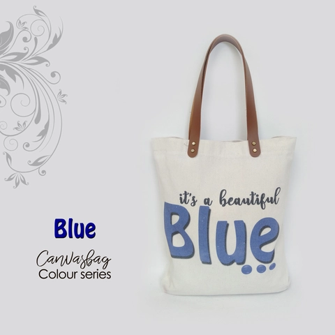 Dewani Totebag Vintage Seri Warna Blue