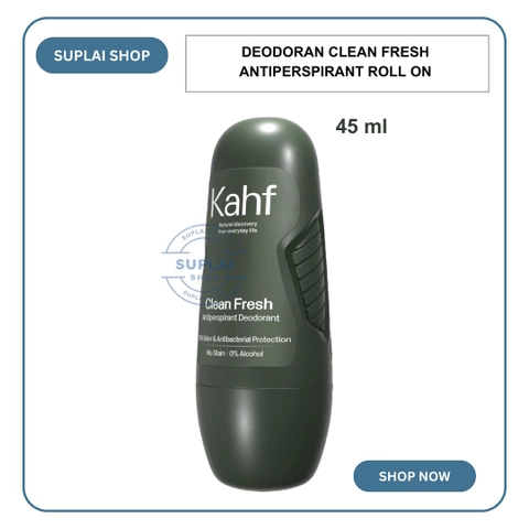 SUPLAI SHOP - Deodoran Keringat Gerak Kahf Clean Fresh Antiperspirant Roll On