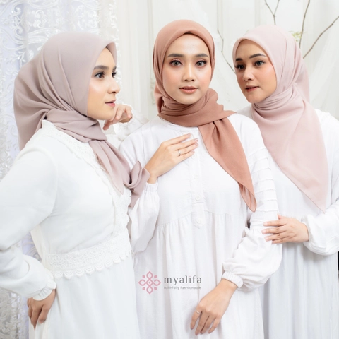 Square Hijab Aromatic Cherrys Hijab Segi Empat Pollycotton Nyaman Hijab Basic Lembut Anti Letoy Hija