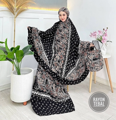 Batik Ayodha - MUKENA POLKA PASTEL