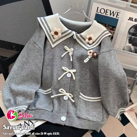 Griya Busanaku Solo - Sayuri cardigan wanita rajut import