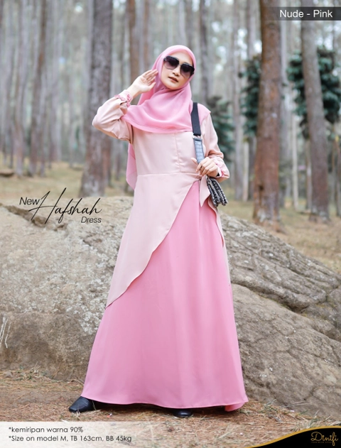 Dress wanita new hafshah by mouza