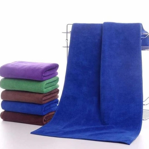 Galeripuko - Handuk Mandi Dewasa Polos Bahan Microfiber Ukuran 90 x 160cm