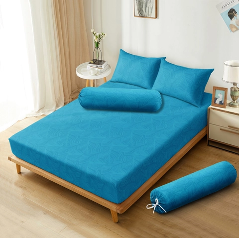 LADY ROSE OFFICIAL - Aloha Max x Ayu Ting Ting Sprei Emboss Hawaian Blue