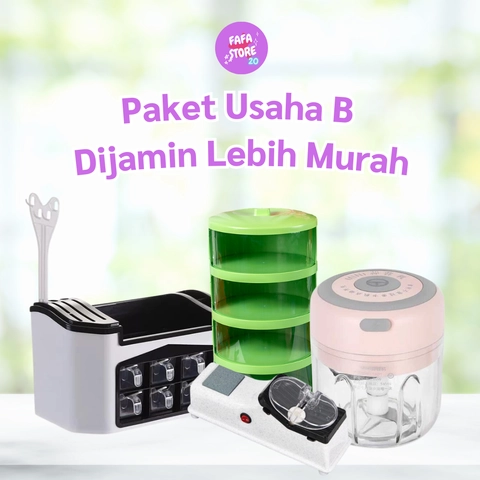 Fafa Store 20 - Paket Usaha B - Set 4 Bundling Perlengkapan Masak