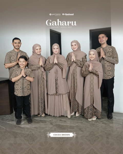 Yasmeera Official - SARIMBIT 2027 GAHARU SERIES WARNA COCOA BROWN