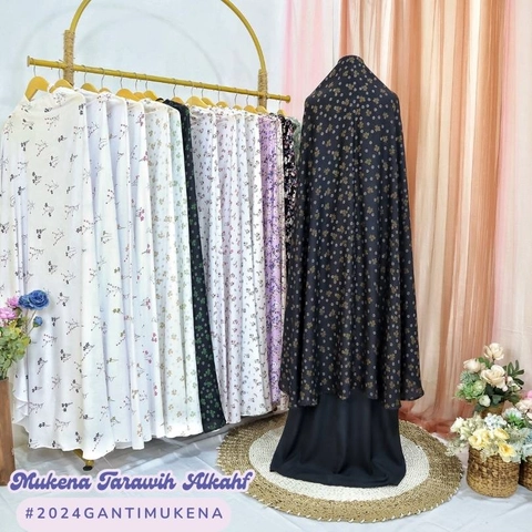 Al Kahf - Mukena Rayon Dewasa Jumbo Motif Azkia model Syari