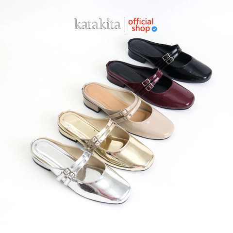 Katakita - Katakita Jemima Mules Wanita / Sepatu hak wanita 3cm