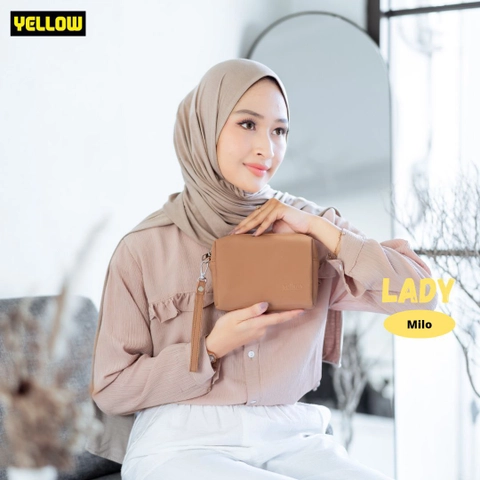 Fashopid - YELLOW POUCH WANITA LADY READY