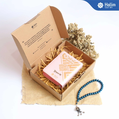BUNDLING QURAN HAFALAN SAKU A7 RESLETING GRATIS CUSTOM NAMA DAN BOX COCOK UNTUK HADIAH & WAKAF
