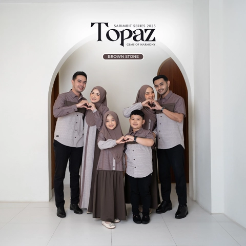 Yasmeera Official - Sarimbit 2025 Topaz Series Warna Brown Stone