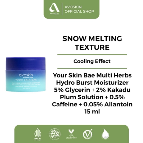 AVOSKIN Flash Sale - YSB Multi Herbs Hydro Burst Moisturizer