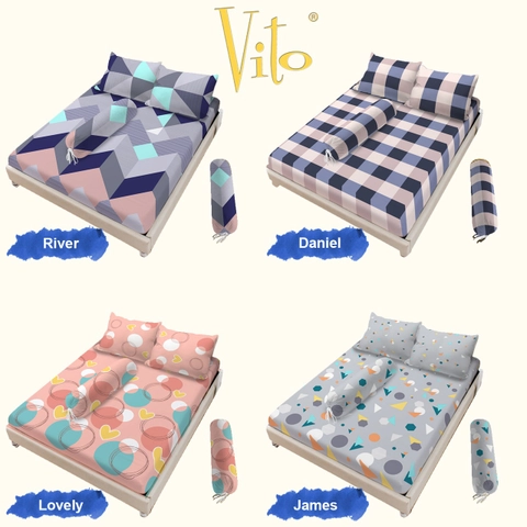 Rosanna - Sprei Vito Disperse Motif Modern Minimalist Series River Roman Declan Liam Lovely Cloudy