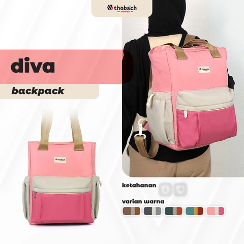 Thobach official - THOBACH WOMAN-TAS RANSEL DIVA BACKPACK COLORFUL WANITA MULTIFUNGSI