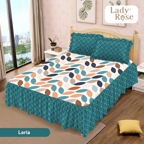 Dylan 19 [TA] - Sprei Rumbai Lady Rose 180x200 - Loria