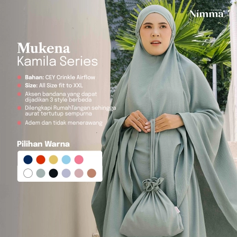 Mukena Dewasa CEY Crinkle - Kamila