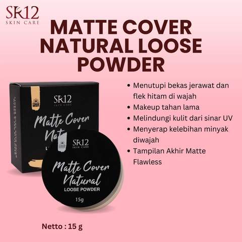 SR12 Loose Powder SPF 20 Tahan Lama Full Coverage Dan Flawless Finished