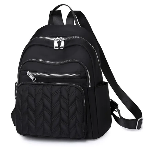 Mania Shop - Ransel wanita Jott Nylon Bordir Banyak ruang