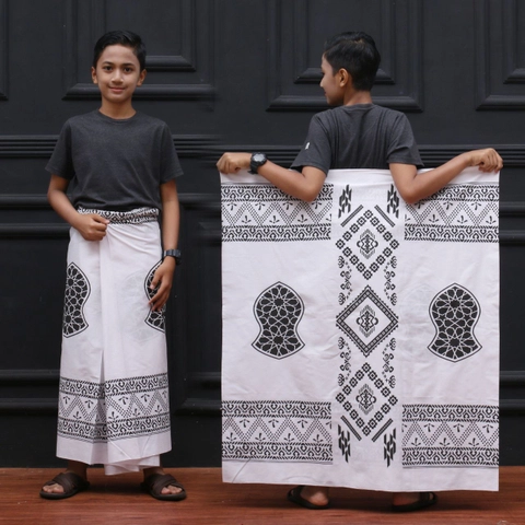 Khisna collection - Sarung anak SD terompah new