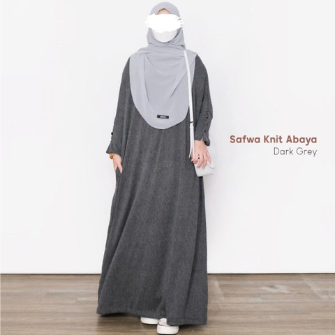 Khisna collection - New abaya kekinian wanita safwa yang masih anget bahan adem