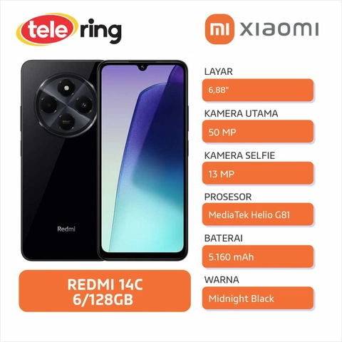 TELE RING - XIAOMI REDMI 14C 6/128GB